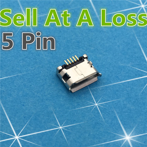 10pcs G21 Micro USB 5pin DIP Female Connector For Mobile Phone Mini USB Charging Socket Curly Mouth High Quality Sell At A Loss ► Photo 1/6