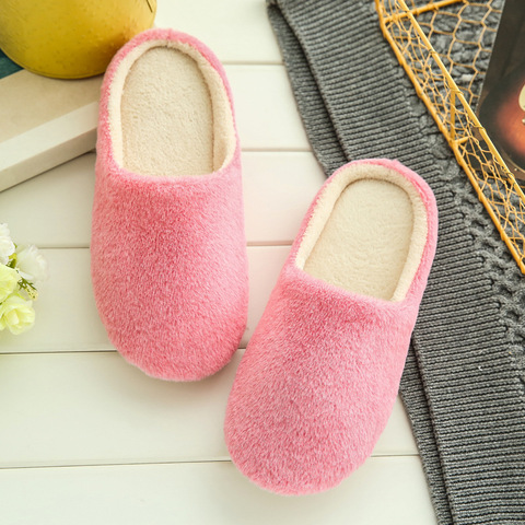 Slippers Women 2022 Indoor House plush Soft Cute Cotton Slippers Shoes Non-slip Floor Home Slippers Women Slides For Bedroom ► Photo 1/6