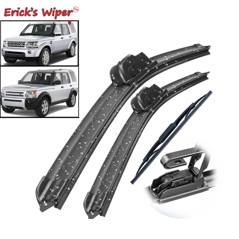 Erick's Wiper Front & Rear Wiper Blades Set Kit For Land Rover Discovery 3 / 4 2004 - 2016 Windshield Windscreen 22
