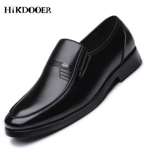 Luxury Brand Men Leather Formal Business Shoes Male Office Work Flat Shoes Oxford Breathable Party Wedding Anniversary Shoes ► Photo 1/6