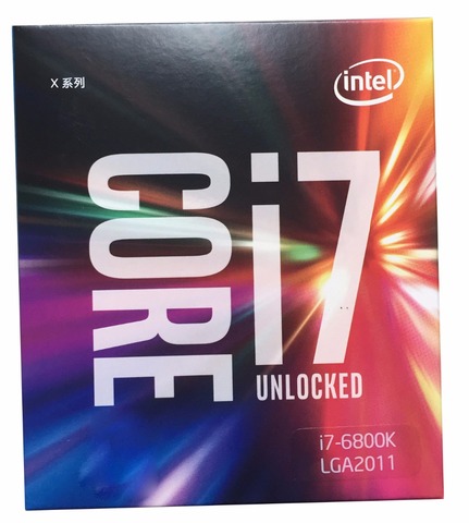 New Original Intel Core Processor Boxed i7-6800k i7 6800k 3.40GHz LGA2011-3 14nm 6-Cores free shipping ► Photo 1/1