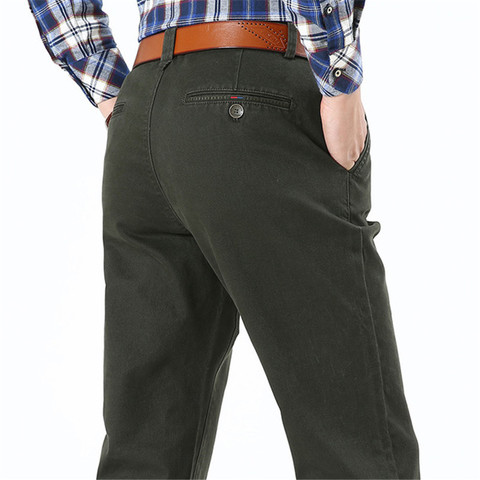 ICPANS Mens Pants Casual Pockets Cotton Cargo Pants Men Black Army Male Trousers Summer Pantalon Homme Big Size 34 36 38 40 42 ► Photo 1/5