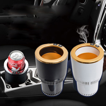 Smart Car Cup Holder Cooler & Warmer Auto Cup Drink Holder Cooling Beverage Drinks Cans for Camping Travel Driving ► Photo 1/5