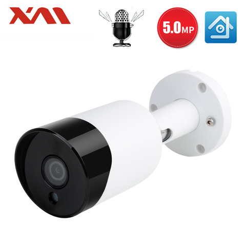 HD 5.0MP Audio Record CCTV POE IP Camera Outdoor Waterproof IR P2P Onvif Security Surveillance Bullet IP Camera ► Photo 1/6