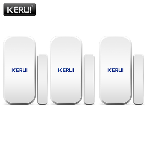 KERUI Wireless Door Magnetic Sensor Detector For Touch Keypad Panel GSM PSTN Home Security Burglar Voice Alarm System ► Photo 1/5