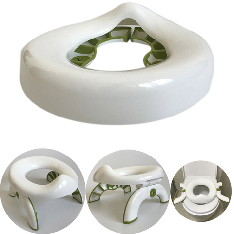 New 2 in 1 Portable Training Toilet Seat Kids Multifunctional Foldable Travel Potty Rings for Baby Infant Toddle ► Photo 1/6