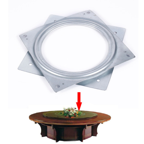 155 * 155mm Lazy Susan Dining Table Turntable Hotel Home Furniture Wheel Parts Industrial Rotary Table Bearing Swivel Plate ► Photo 1/6