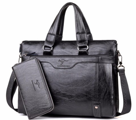 2022 men's shoulder messenger bag Men Business Briefcase bag for laptop computer man's bag handbag briefase male messenger bags ► Photo 1/6