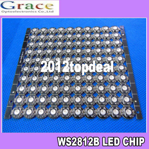 Wholesale 10pcs WS2812B 5050 RGB LED &PCB Board 1 led Pixel Light 5V with heatsink ► Photo 1/4