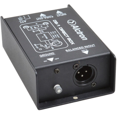 Alctron DB-1 DI Direct Box New Arrive, Passive Stereo DI Direct Box - 1 Channel Professional DI Boxes ► Photo 1/4