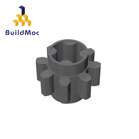 BuildMOC 3647 8 tooth gear outer diameter 10.0 Building Blocks Parts DIY  Educational Creative gift  ► Photo 1/6