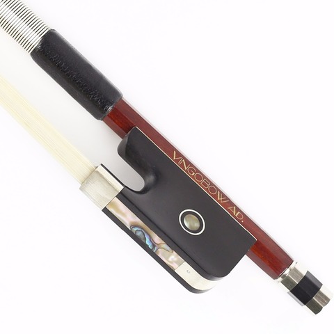 VingoBow 4/4 Well Made Brazilwood Viola Bow Pernambuco Performance Warm Tone Straight Nickel Silver Parts for Advanced Players ► Photo 1/6