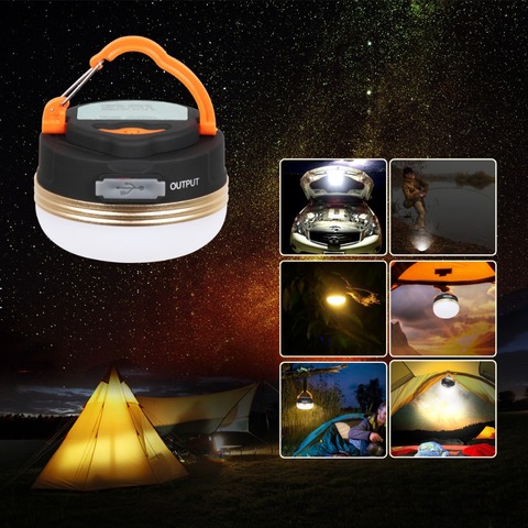 T-SUN Mini Camping Lights 3W LED Camping Lantern Tents lamp Outdoor Hiking Night Hanging lamp USB Rechargeable ► Photo 1/6