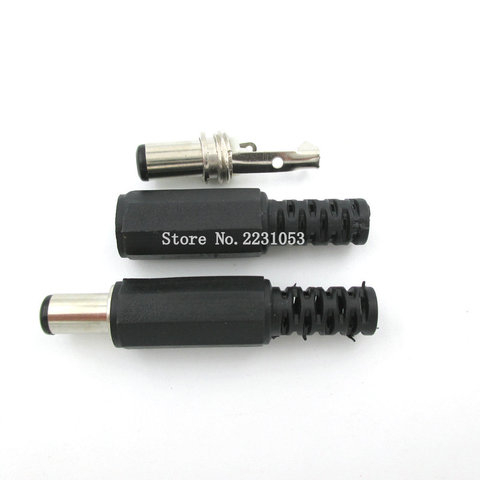 10PCS/Lot DC Power Plug 5.5*2.1MM 9mm Short DC005 Charge Connector Male 5.5*2.1mm DC Plug Wholesale ► Photo 1/1