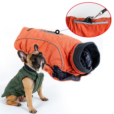 New Winter Coat Retro Design Cozy Winter Dog Pet Jacket Vest Warm Pet Outfit Clothes dor Dogs 6 Colors ► Photo 1/6