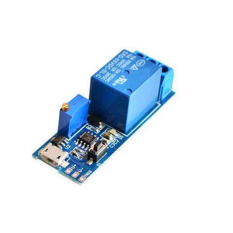 Smart Electronics 5V-30V Micro USB Power Adjustable Delay Relay Timer Control Module Trigger Delay Switch ► Photo 1/1