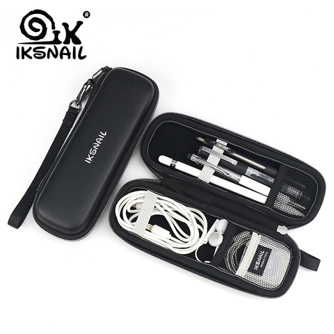 IKSNAIL Portable Shockproof EVA Hard Shell Storage Carry Case Bag Holder Pouch For Apple Airpods iPad Pencil Accessories Gadgets ► Photo 1/6