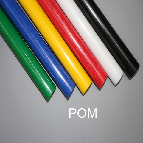1m(will cut to 2pcs) colorful POM nylon rods red blue yellow green sticks Polyoxymethylene rod stick ► Photo 1/5