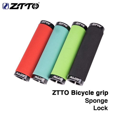 ZTTO Bicycle Parts MTB Bike Sponge Durable Shock-Proof Anti-Slip Grips Folding Bicycle Fixed Gear BMX with Bar Plug AG-36 1Pair ► Photo 1/6
