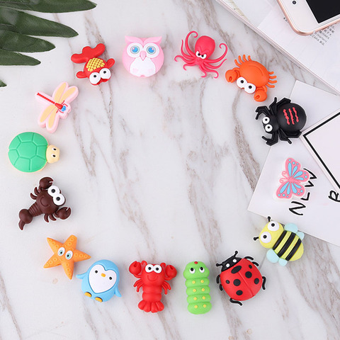 Cable bite Cute Animal cable protector for iphone usb cable organizer chompers charger wire holder for iphone cable dropshipping ► Photo 1/6