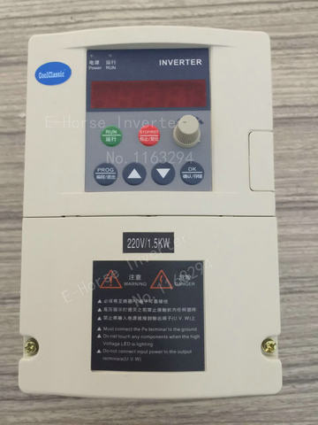 Frequency converter ZW-S2-2T 1.5KW  Frequency Inverter single phase Input and  220v  3-phase output without control line panel ► Photo 1/5