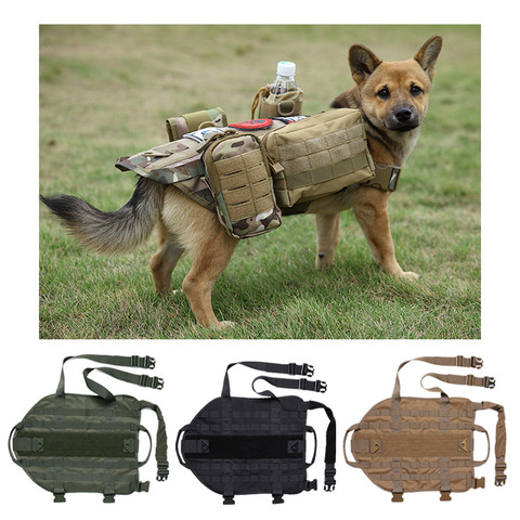 Tactical Dog Harness Working Hunting Vest Military K9 Water Resistant Harness Large and Medium Dog Outdoor Protective Clothing ► Photo 1/6