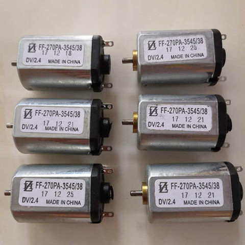 Micro DC Motor FF-270PA-3545/38 ,2.4V,+/-7000-31000RPM,FF270 use for Electric Shaver DIY Electric Toys ► Photo 1/1