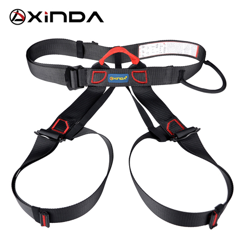 Xinda Professional Outdoor Sports Safety Belt Rock Climbing Outfitting Harness Waist Support Half Body Harness Aerial Survival ► Photo 1/6