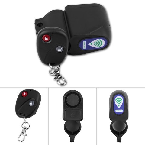 Professional Anti-theft Bike Lock Cycling Security Lock Remote Control Vibration Alarm Bicycle Vibration Alarm ► Photo 1/6