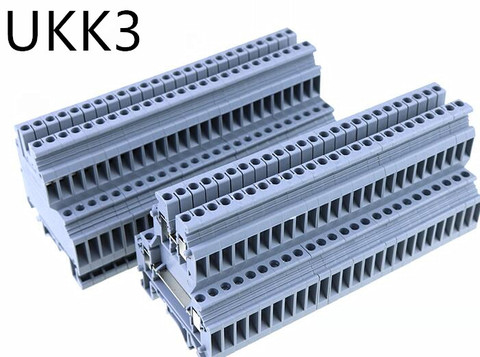 50PCS UKK3 double terminal double lugs of flame retardant materials Connector ► Photo 1/6