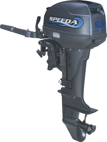 Wholesale and Retails High Quality Water Cooled 2-stroke 9.9HP 2 cylinder marine engine outboard motor price for boats ► Photo 1/3