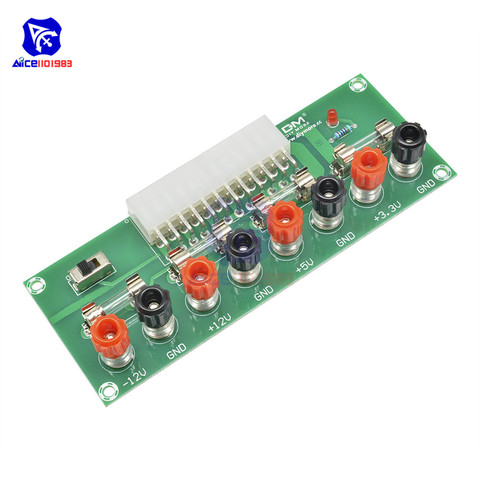 4 Voltages Desktop Computer Chassis Power Supply ATX Transfer Module Board Power Take off Power Output Terminal XH-M229 ► Photo 1/6