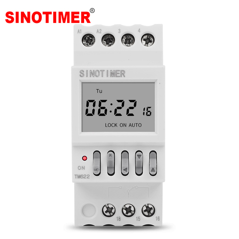 1 Second Interval Big LCD Display Programmable Timer Switch Digital Time Relay Electronic Lighting Timer ► Photo 1/6