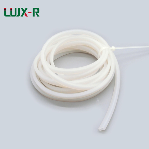 LUJX-R Silicone Seal Strip U Type Bar VMQ Sealing Weatherstrip for 0.5mm-6mm Frameless Glass Shower Door Window U Shape Strip ► Photo 1/1