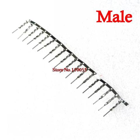 100Pcs For Dupont Jumper Wire Cable Housing Male Pin Connector Terminal 2.54mm New ► Photo 1/1