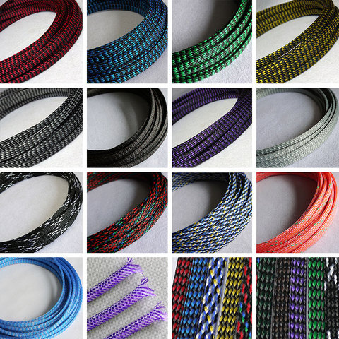 12meter Cable Sleeves 8mm Cotton yarn Braid Wire Protecting PP+ PET Nylon  Cable Sleeve wire mesh shock for cable sets - Price history & Review, AliExpress Seller - Warm textile home