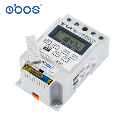 OBOS New KG316 25A Intelligent Microcomputer Programmable Electronic Timer Time Switch Relay Controller AC220V DC12V ► Photo 1/5