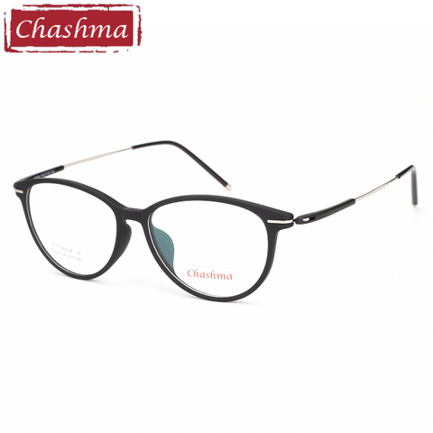 Chashma Brand Designer Cat Eye Frame Ultra Light Eyewear Fashion TR90 Frames Female Optical Eyeglasses for Women ► Photo 1/1