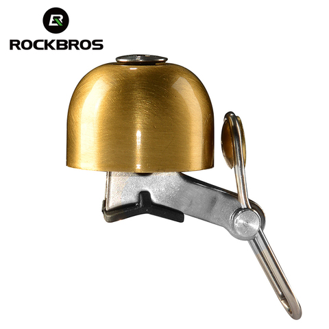 ROCKBROS Steel+Copper Bicycle Ordinary Bells Clearly Sounds Bicycle Accessories Riding Bike Safety Horn bicicleta Cycling Bell ► Photo 1/6