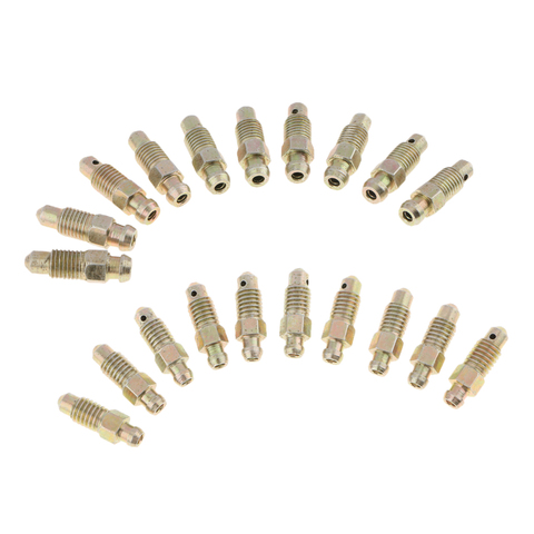 20 Pieces Car Front and Rear Brake Bleeder Screws Brake Bleeder Screws Resistant 25mm26mm ► Photo 1/4