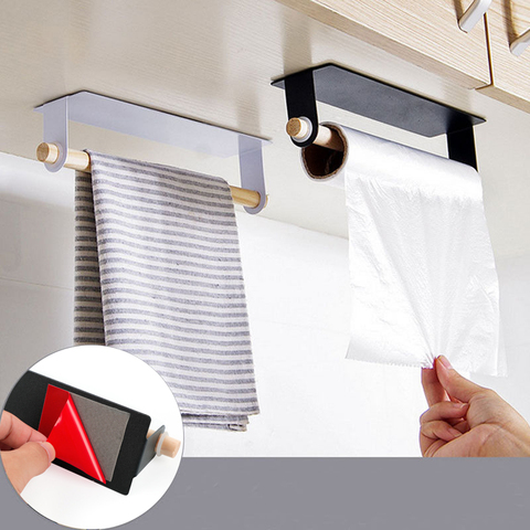  Under Cabinet Paper Towel Holder, Foldable Wall Mount