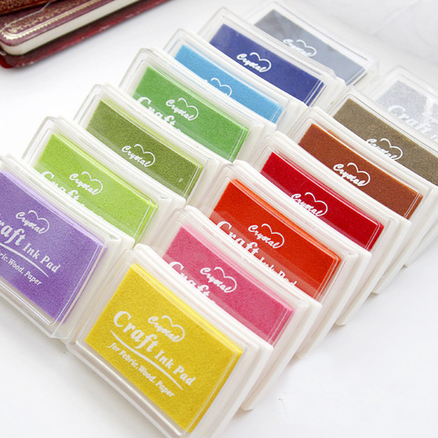 15 colors DIY Scrapbooking Vintage Crafts Ink pad Colorful Inkpad Stamps Sealing Decoration Stamp ► Photo 1/3