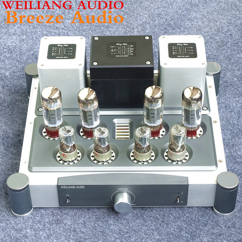 Breeze Audio  & WEILIANG  AUDIO 40W*2  EL34 tube power amplifier A40 ► Photo 1/4