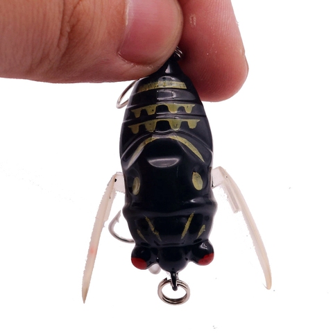 1pcs Bionic Cicada Hard Bait Fishing Lure 5cm/6g Simulation Minnow Fishing Wobblers Crankbait Pesca Insect Fishing Tackle ► Photo 1/6