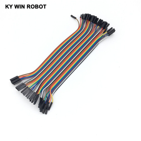 Dupont line 40pcs 20cm 2.54mm 1p-1p Pin Female to Female Color Breadboard Cable Jump Wire Jumper For Arduino ► Photo 1/6