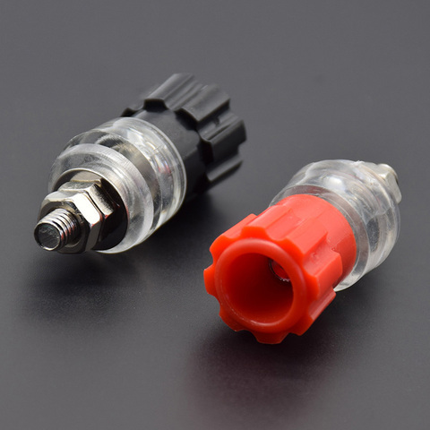 1Pair red black JS-900A transparent 3mm Terminal   Banana Plug Socket Connector High-power  current SCR material Welding ► Photo 1/6