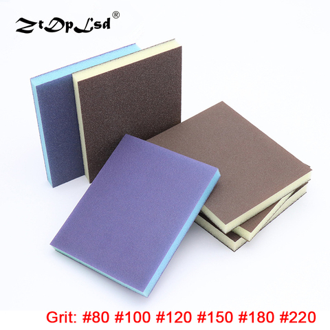 ZtDpLsd 1Pcs High Quality Polishing Sanding Sponge Block Pad Set Sandpaper Assorted Grit Abrasive Tools Sandpaper Sanding Discs ► Photo 1/4