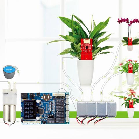 Elecrow Automatic Plant Watering Kit for Arduino Soil Moisture Sensor DIY Gardening Self Watering Smart Plant Water Cooling Kit ► Photo 1/6