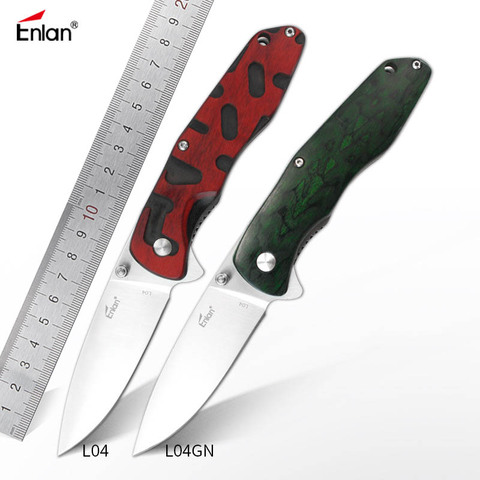 Enlan L04 Small Folding Knife  8Cr13Mov Blade Outdoor Camping Hunting Cuting Tool Key Chain Pocket Mini Kitchen Portable Knife ► Photo 1/6