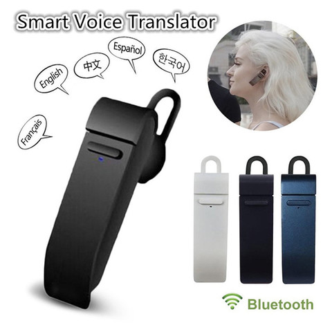 Peiko translation headphones 25 Languages Smart Voice Translator instant Translate Wireless Bluetooth Translator Earphone ► Photo 1/1